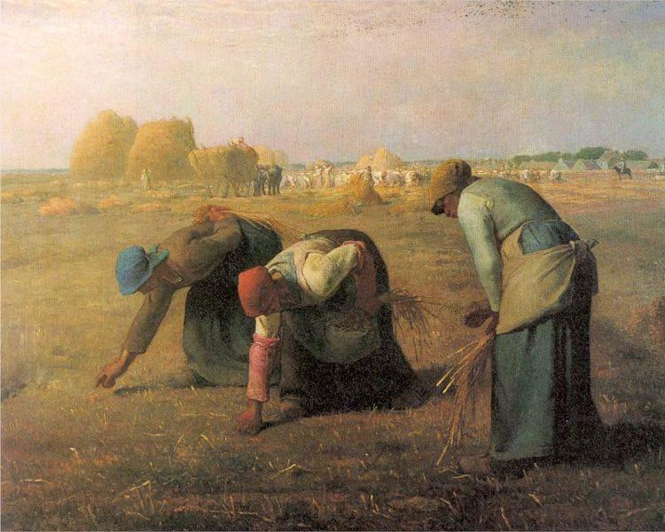 jean-francois millet The Gleaners, France oil painting art